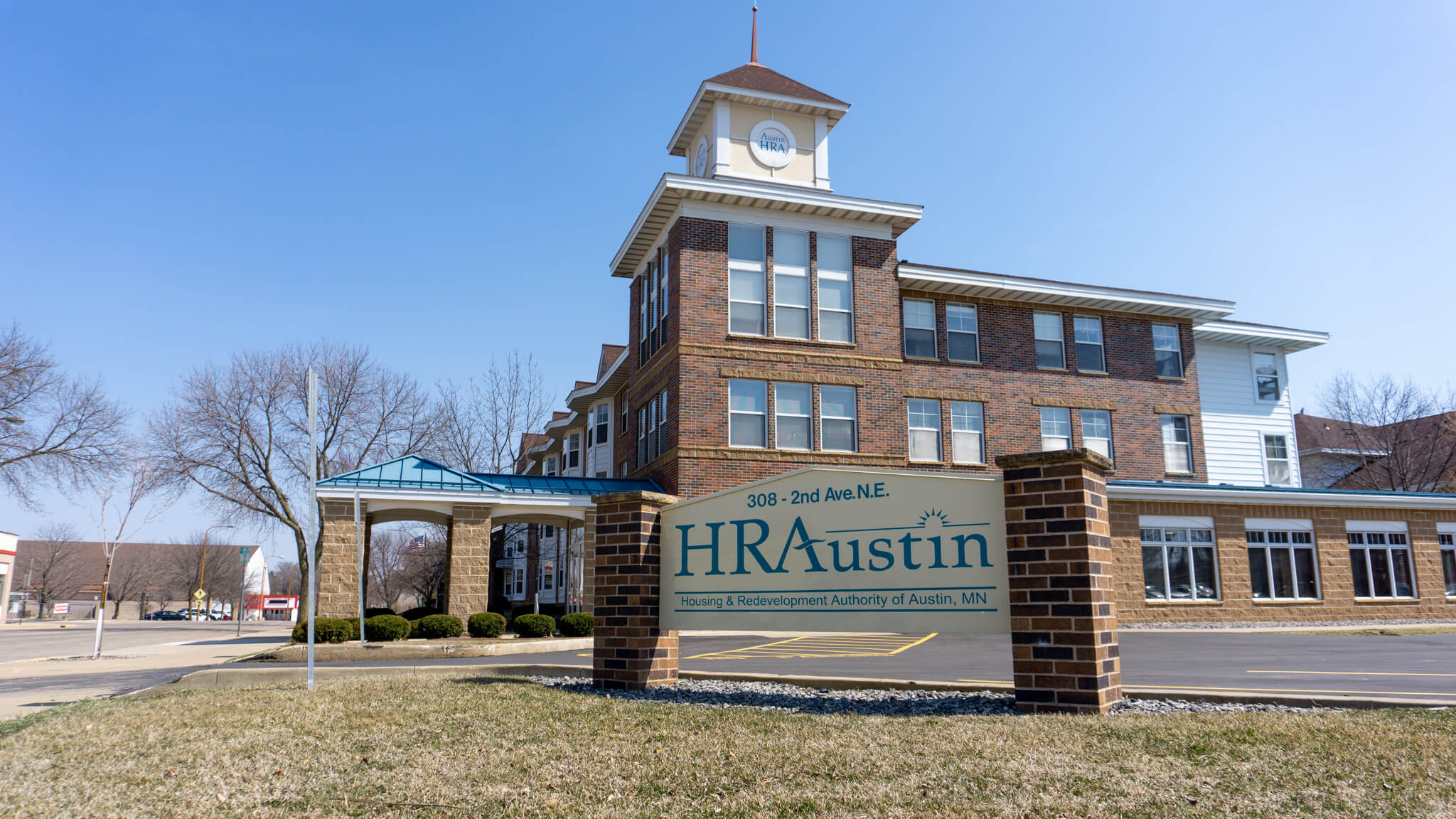 Front of HRA Building